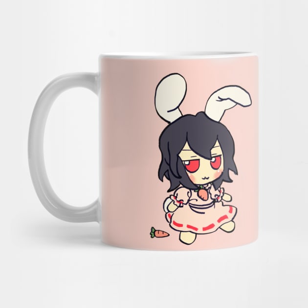 Mudwizard draws pastel tewi inaba fumo plush with a carrot/ touhou memes by mudwizard